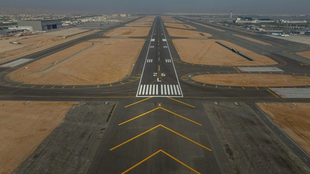 The southern runway of Muscat airport has been opened