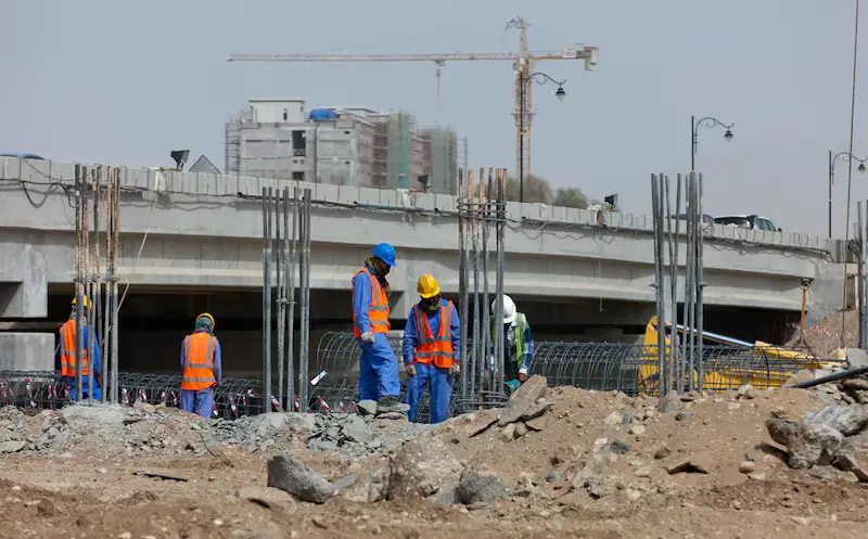 During the summer months, Oman prohibits midday work at construction sites.