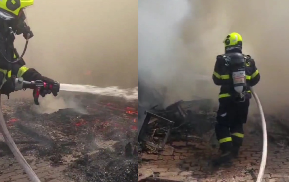 Fire contained at carpentry workshop in Muscat’s Seeb, no injuries reported